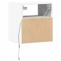 Wand-Nachttisch mit weißen LED-Lichtern von , Nachttische - Ref: Foro24-3307975, Preis: 51,32 €, Rabatt: %