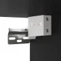 Mesita de noche de pared con luces LED negro de , Mesitas de noche - Ref: Foro24-3307977, Precio: 47,34 €, Descuento: %