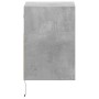 Wand-Nachttische mit LED-Lichtern, 2 Stück, Betongrau. von , Nachttische - Ref: Foro24-3307982, Preis: 84,74 €, Rabatt: %