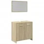 Badezimmermöbel-Set, 2-teilig, aus Sperrholz in Eichenholzoptik Sonoma. von , Badezimmermöbel - Ref: Foro24-849605, Preis: 58...