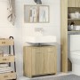 Badezimmermöbel-Set, 2-teilig, aus Sperrholz in Eichenholzoptik Sonoma. von , Badezimmermöbel - Ref: Foro24-849605, Preis: 59...