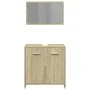 Badezimmermöbel-Set, 2-teilig, aus Sperrholz in Eichenholzoptik Sonoma. von , Badezimmermöbel - Ref: Foro24-849605, Preis: 58...