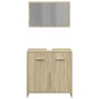 Badezimmermöbel-Set, 2-teilig, aus Sperrholz in Eichenholzoptik Sonoma. von , Badezimmermöbel - Ref: Foro24-849605, Preis: 59...