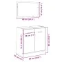 Set de muebles de baño 2 pzas madera contrachapada roble Sonoma de , Muebles de baño - Ref: Foro24-849605, Precio: 59,13 €, D...