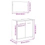Set de muebles de baño 2 pzas madera contrachapada roble Sonoma by , Bathroom furniture - Ref: Foro24-849605, Price: 59,13 €,...