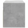 Wand-TV-Möbel mit LED-Lichtern in Betongrau 80x31x35 cm von , TV-Möbel - Ref: Foro24-852260, Preis: 48,94 €, Rabatt: %