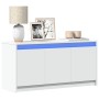 TV-Möbel mit LED-Beleuchtung aus weißem Ingenieurholz, 100x34x50 cm. von , TV-Möbel - Ref: Foro24-852208, Preis: 84,16 €, Rab...