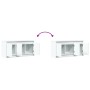 TV-Möbel mit LED-Beleuchtung aus weißem Ingenieurholz, 100x34x50 cm. von , TV-Möbel - Ref: Foro24-852208, Preis: 84,16 €, Rab...