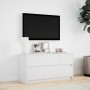 TV-Möbel mit LED-Beleuchtung aus weißem Ingenieurholz, 100x34x50 cm. von , TV-Möbel - Ref: Foro24-852215, Preis: 106,63 €, Ra...