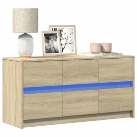TV-Schrank aus Sonoma-Eichenfurnier, 100x34x50 cm. von , TV-Möbel - Ref: Foro24-852217, Preis: 92,52 €, Rabatt: %