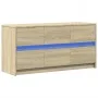 TV-Schrank aus Sonoma-Eichenfurnier, 100x34x50 cm. von , TV-Möbel - Ref: Foro24-852217, Preis: 92,52 €, Rabatt: %