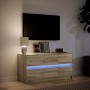 TV-Schrank aus Sonoma-Eichenfurnier, 100x34x50 cm. von , TV-Möbel - Ref: Foro24-852217, Preis: 93,68 €, Rabatt: %