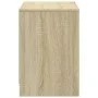 Mueble de TV LED madera de ingeniería roble Sonoma 100x34x50 cm by , TV Furniture - Ref: Foro24-852217, Price: 92,52 €, Disco...