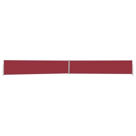 Ausziehbare Seitenmarkise für Terrasse, rot, 140 x 1200 cm von vidaXL, Sonnenschirme - Ref: Foro24-313392, Preis: 91,92 €, Ra...