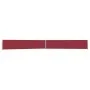Ausziehbare Seitenmarkise für Terrasse, rot, 140 x 1200 cm von vidaXL, Sonnenschirme - Ref: Foro24-313392, Preis: 91,92 €, Ra...