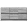 Mueble de TV con LED madera ingeniería gris Sonoma 100x34x50 cm by , TV Furniture - Ref: Foro24-852220, Price: 106,71 €, Disc...