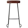 Set mesa alta y taburetes 7 pzas madera maciza mango y metal by , Furniture sets for kitchens and dining rooms - Ref: Foro24-...