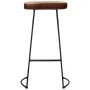 Set mesa alta y taburetes 7 pzas madera maciza mango y metal by , Furniture sets for kitchens and dining rooms - Ref: Foro24-...