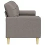 Sofá de 3 plazas con cojines tela gris taupe 210 cm by , Sofas - Ref: Foro24-3278208, Price: 344,80 €, Discount: %