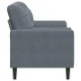 Sofá de 2 plazas con cojines terciopelo gris oscuro 140 cm by , Sofas - Ref: Foro24-3278220, Price: 220,79 €, Discount: %