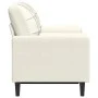 Sofá de 2 plazas con cojines terciopelo color crema 120 cm von , Sofas - Ref: Foro24-3278217, Preis: 249,71 €, Rabatt: %