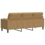 Sofá de 3 plazas con cojines terciopelo marrón 180 cm von , Sofas - Ref: Foro24-3278236, Preis: 330,86 €, Rabatt: %