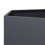Jardinera hexagonal acero gris antracita 46x40x45 cm by , Pots and planters - Ref: Foro24-851112, Price: 50,06 €, Discount: %