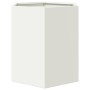 Sechseckiger Blumenkübel aus weißem Stahl, 46x40x45 cm. von , Töpfe und Pflanzgefäße - Ref: Foro24-851110, Preis: 50,06 €, Ra...