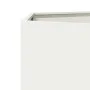 Jardinera hexagonal acero blanco 46x40x45 cm by , Pots and planters - Ref: Foro24-851110, Price: 49,09 €, Discount: %