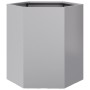 Jardineras hexagonales 2 uds acero inoxidable 46x40x45 cm by , Pots and planters - Ref: Foro24-851119, Price: 68,92 €, Discou...