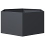 Jardinera hexagonal de acero gris antracita 104x90x45 cm by , Pots and planters - Ref: Foro24-851131, Price: 89,53 €, Discoun...