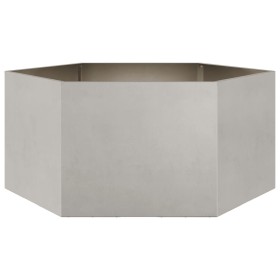 Jardinera hexagonal de acero inoxidable 104x90x45 cm de , Maceteros y jardineras - Ref: Foro24-851133, Precio: 104,14 €, Desc...