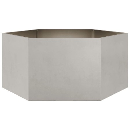 Sechseckiges Pflanzgefäß aus Edelstahl, 104x90x45 cm. von , Töpfe und Pflanzgefäße - Ref: Foro24-851133, Preis: 104,14 €, Rab...