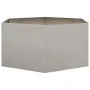 Jardinera hexagonal de acero inoxidable 104x90x45 cm by , Pots and planters - Ref: Foro24-851133, Price: 101,47 €, Discount: %