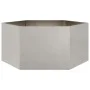 Jardinera hexagonal de acero inoxidable 104x90x45 cm by , Pots and planters - Ref: Foro24-851133, Price: 101,47 €, Discount: %