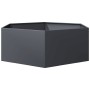 Jardinera hexagonal acero gris antracita 138x120x45 cm de , Maceteros y jardineras - Ref: Foro24-851138, Precio: 100,01 €, De...