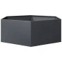 Jardinera hexagonal acero gris antracita 138x120x45 cm de , Maceteros y jardineras - Ref: Foro24-851138, Precio: 92,76 €, Des...