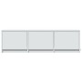TV-Möbel mit LED-Beleuchtung aus weißem Ingenieurholz 140x34x40 cm von , TV-Möbel - Ref: Foro24-852243, Preis: 98,69 €, Rabat...