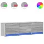 Mueble de TV madera ingeniería gris Sonoma 140x34x40 cm by , TV Furniture - Ref: Foro24-852248, Price: 98,62 €, Discount: %