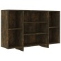 Rauchiger Eichenfurnier-Holzschrank 120x30x75 cm von vidaXL, Sideboards - Ref: Foro24-813065, Preis: 66,82 €, Rabatt: %