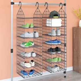 Hanging shelves for closet with 7 shelves, 2 units. by , Dresser Organizers and Bar Hangers - Ref: Foro24-3102980, Price: 57,...