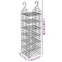 Hanging shelves for closet with 7 shelves, 2 units. by , Dresser Organizers and Bar Hangers - Ref: Foro24-3102980, Price: 57,...