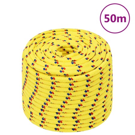 Gelbes Polypropylen-Schiffstau 12 mm 50 m von , Seile und Metallschnüre - Ref: Foro24-152618, Preis: 28,07 €, Rabatt: %