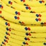 Yellow 12 mm 50 m polypropylene boat rope by , Ropes and metal cords - Ref: Foro24-152618, Price: 30,27 €, Discount: %