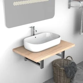 Badezimmerschrank Eiche 60x40x16,3 cm von , Badezimmermöbel - Ref: Foro24-283805, Preis: 56,06 €, Rabatt: %