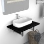 Schwarzes Badezimmermöbel 60x40x16,3 cm von , Badezimmermöbel - Ref: Foro24-283807, Preis: 45,93 €, Rabatt: %