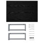 Schwarzes Badezimmermöbel 60x40x16,3 cm von , Badezimmermöbel - Ref: Foro24-283807, Preis: 45,93 €, Rabatt: %
