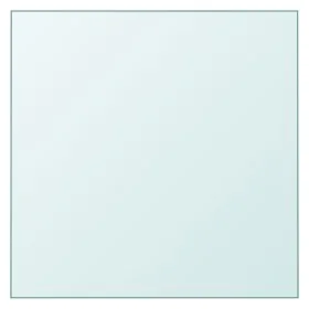Tempered glass table surface, transparent, 50x50 cm by , Table tops - Ref: Foro24-345072, Price: 30,15 €, Discount: %