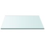Tischplatte aus transparentem gehärtetem Glas, 50x50 cm. von , Tischplatten - Ref: Foro24-345072, Preis: 38,14 €, Rabatt: %