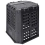 Compostador de jardín negro 68,9x68,9x83,9 cm 360 L de , Compostadores - Ref: Foro24-146275, Precio: 76,01 €, Descuento: %